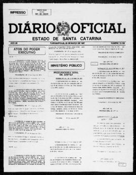 Diário Oficial do Estado de Santa Catarina. Ano 53. N° 13169 de 20/03/1987