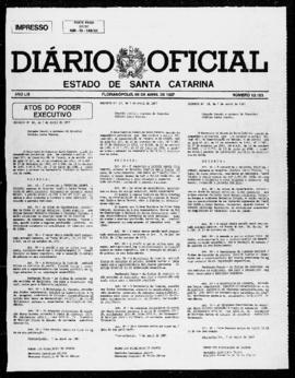 Diário Oficial do Estado de Santa Catarina. Ano 53. N° 13183 de 09/04/1987