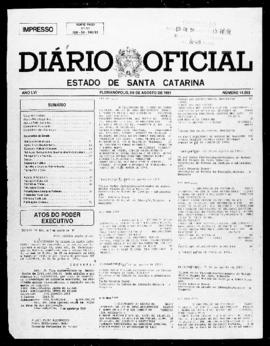 Diário Oficial do Estado de Santa Catarina. Ano 56. N° 14253 de 09/08/1991