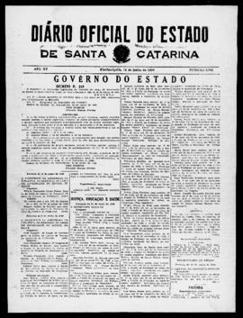 Diário Oficial do Estado de Santa Catarina. Ano 15. N° 3722 de 14/06/1948