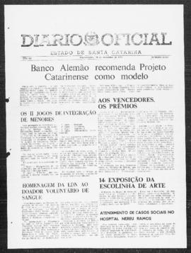 Diário Oficial do Estado de Santa Catarina. Ano 40. N° 10123 de 26/11/1974