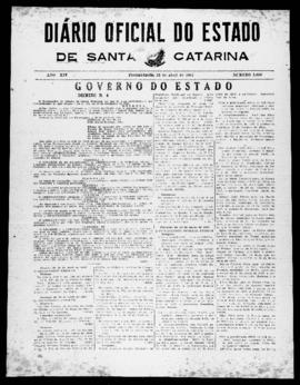 Diário Oficial do Estado de Santa Catarina. Ano 14. N° 3450 de 22/04/1947