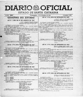 Diário Oficial do Estado de Santa Catarina. Ano 24. Nº 5936 de 11/09/1957