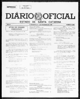 Diário Oficial do Estado de Santa Catarina. Ano 52. N° 12896 de 14/02/1986