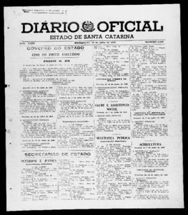 Diário Oficial do Estado de Santa Catarina. Ano 26. N° 6359 de 14/07/1959