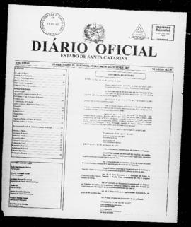 Diário Oficial do Estado de Santa Catarina. Ano 73. N° 18179 de 06/08/2007