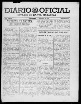 Diário Oficial do Estado de Santa Catarina. Ano 27. N° 6655 de 04/10/1960