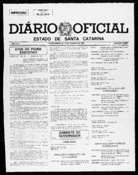 Diário Oficial do Estado de Santa Catarina. Ano 53. N° 13265 de 10/08/1987
