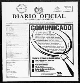 Diário Oficial do Estado de Santa Catarina. Ano 74. N° 18476 de 27/10/2008