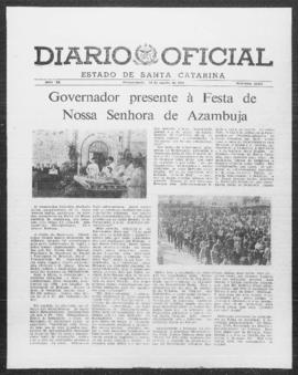 Diário Oficial do Estado de Santa Catarina. Ano 40. N° 10054 de 19/08/1974