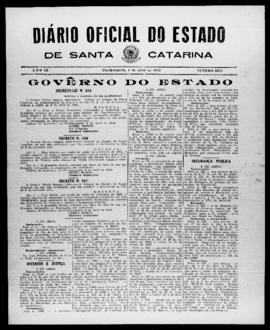 Diário Oficial do Estado de Santa Catarina. Ano 9. N° 2234 de 09/04/1942