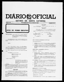 Diário Oficial do Estado de Santa Catarina. Ano 48. N° 12077 de 20/10/1982