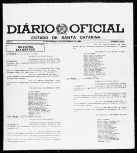 Diário Oficial do Estado de Santa Catarina. Ano 51. N° 12541 de 04/09/1984