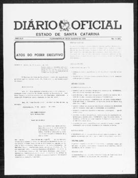 Diário Oficial do Estado de Santa Catarina. Ano 45. N° 11301 de 28/08/1979