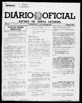Diário Oficial do Estado de Santa Catarina. Ano 54. N° 13559 de 17/10/1988