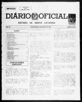 Diário Oficial do Estado de Santa Catarina. Ano 61. N° 14919 de 25/04/1994