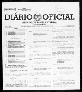 Diário Oficial do Estado de Santa Catarina. Ano 69. N° 16963 de 06/08/2002