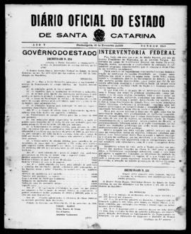 Diário Oficial do Estado de Santa Catarina. Ano 5. N° 1358 de 26/11/1938