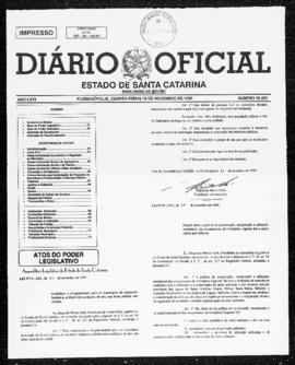 Diário Oficial do Estado de Santa Catarina. Ano 66. N° 16293 de 18/11/1999