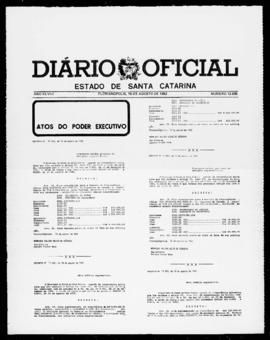 Diário Oficial do Estado de Santa Catarina. Ano 48. N° 12035 de 18/08/1982