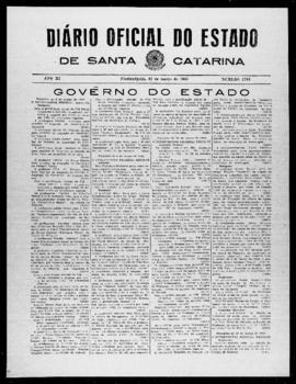 Diário Oficial do Estado de Santa Catarina. Ano 11. N° 2703 de 21/03/1944