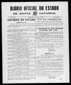 Diário Oficial do Estado de Santa Catarina. Ano 8. N° 2001 de 29/04/1941