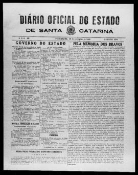 Diário Oficial do Estado de Santa Catarina. Ano 9. N° 2388 de 26/11/1942