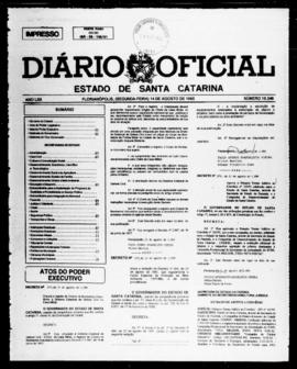 Diário Oficial do Estado de Santa Catarina. Ano 62. N° 15246 de 14/08/1995