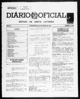 Diário Oficial do Estado de Santa Catarina. Ano 61. N° 14909 de 08/04/1994
