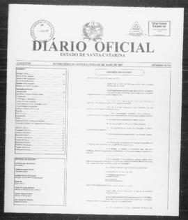 Diário Oficial do Estado de Santa Catarina. Ano 73. N° 18114 de 03/05/2007