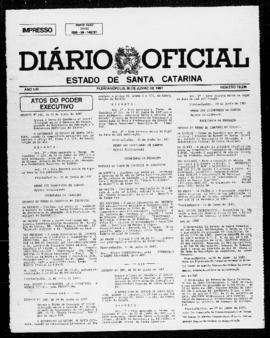 Diário Oficial do Estado de Santa Catarina. Ano 53. N° 13236 de 30/06/1987