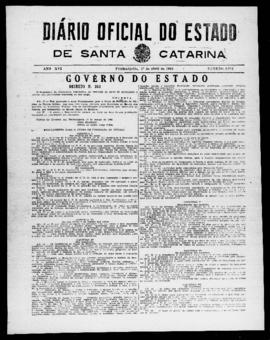 Diário Oficial do Estado de Santa Catarina. Ano 16. N° 3912 de 01/04/1949