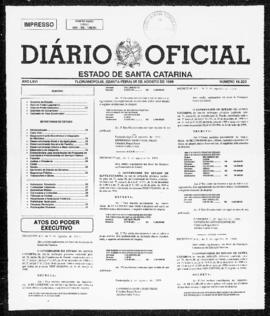 Diário Oficial do Estado de Santa Catarina. Ano 66. N° 16223 de 05/08/1999
