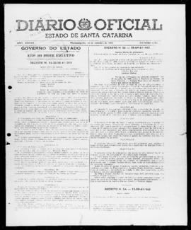 Diário Oficial do Estado de Santa Catarina. Ano 28. N° 6911 de 18/10/1961