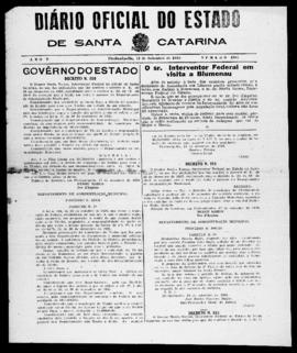 Diário Oficial do Estado de Santa Catarina. Ano 5. N° 1305 de 19/09/1938