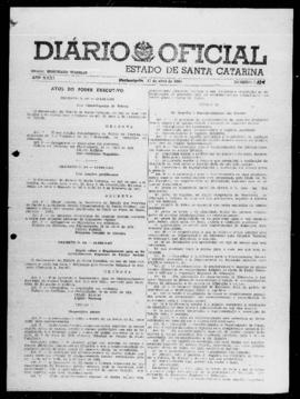 Diário Oficial do Estado de Santa Catarina. Ano 31. N° 7531 de 17/04/1964