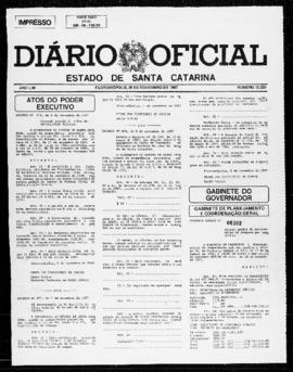 Diário Oficial do Estado de Santa Catarina. Ano 53. N° 13326 de 09/11/1987