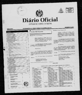 Diário Oficial do Estado de Santa Catarina. Ano 76. N° 19061 de 05/04/2011