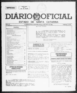 Diário Oficial do Estado de Santa Catarina. Ano 62. N° 15187 de 22/05/1995