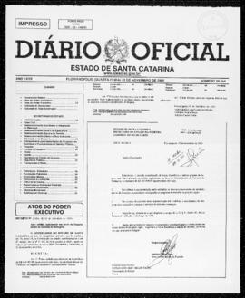 Diário Oficial do Estado de Santa Catarina. Ano 67. N° 16544 de 22/11/2000