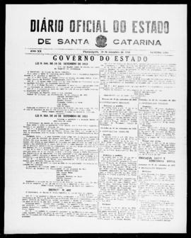 Diário Oficial do Estado de Santa Catarina. Ano 20. N° 4991 de 30/09/1953
