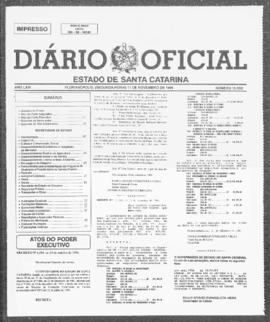Diário Oficial do Estado de Santa Catarina. Ano 63. N° 15552 de 11/11/1996