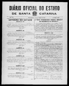 Diário Oficial do Estado de Santa Catarina. Ano 12. N° 3097 de 01/11/1945