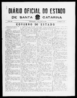 Diário Oficial do Estado de Santa Catarina. Ano 20. N° 4895 de 12/05/1953