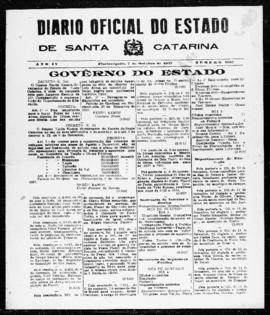 Diário Oficial do Estado de Santa Catarina. Ano 4. N° 1037 de 07/10/1937