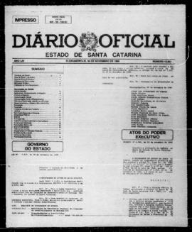 Diário Oficial do Estado de Santa Catarina. Ano 54. N° 13835 de 30/11/1989
