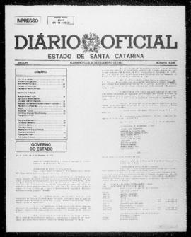 Diário Oficial do Estado de Santa Catarina. Ano 57. N° 14596 de 29/12/1992