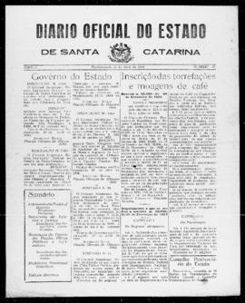 Diário Oficial do Estado de Santa Catarina. Ano 1. N° 43 de 25/04/1934