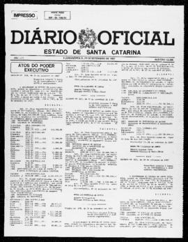 Diário Oficial do Estado de Santa Catarina. Ano 53. N° 13300 de 29/09/1987