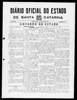 Diário Oficial do Estado de Santa Catarina. Ano 21. N° 5175 de 15/07/1954